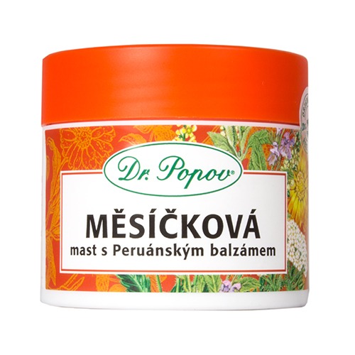 Měsíčková mast s peruánským balzámem, 50 ml Dr. Popov