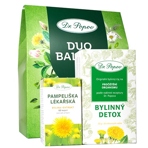 DUO Balíček BYLINNÝ DETOX Dr. Popov